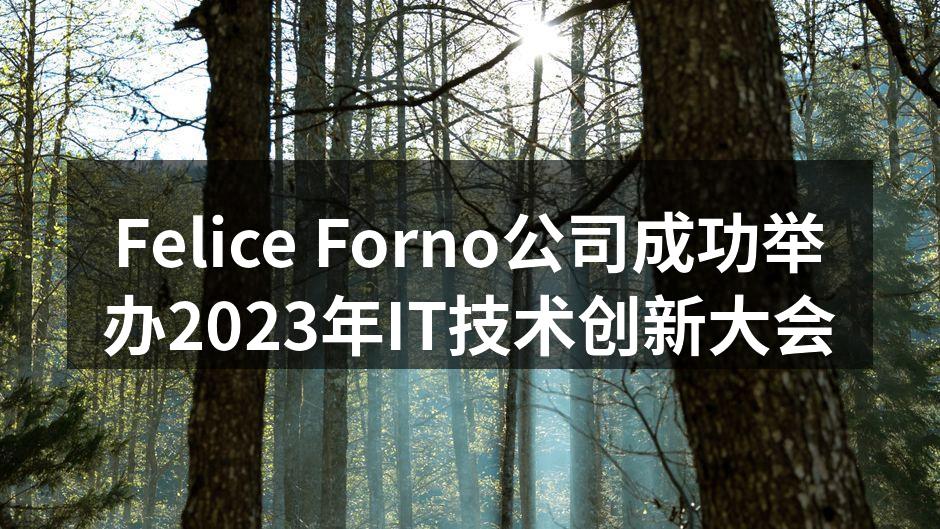Felice Forno公司成功举办2023年IT技术创新大会